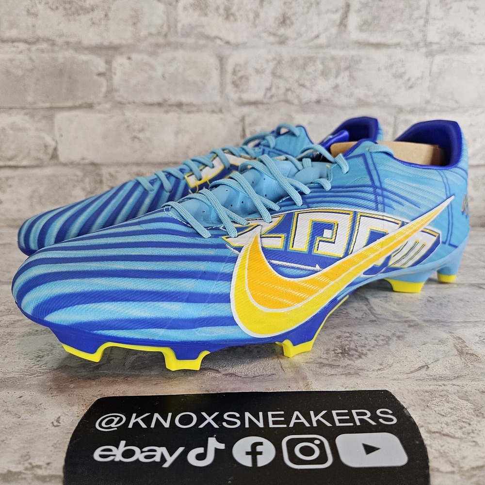 Nike Zoom Mercurial Vapor 15 Academy Mbappe Blue DV0707-400 Men's Size 13